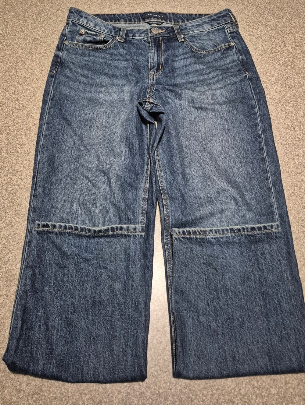 Womens Aerpostale Low Rise Baggy Jean Size 8 Tall